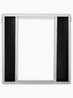DOUBLE Akordeon Pileli Pilise Pencere Beyaz Sineklik (MAX 80X160) - Görsel 2