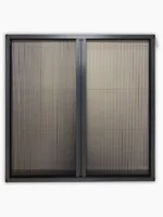 DOUBLE Akordeon Pileli Pilise Pencere Antrasit Sineklik (MAX 80X160)