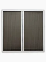 DOUBLE Akordeon Pileli Pilise Pencere Beyaz Sineklik (MAX 80X160)