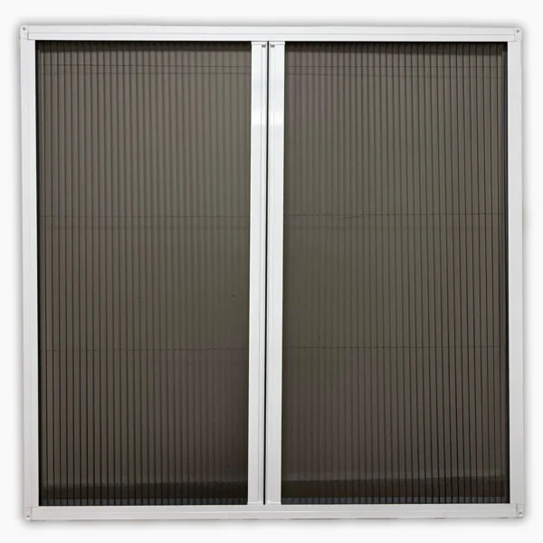 DOUBLE Akordeon Pileli Pilise Pencere Beyaz Sineklik (MAX 80X160)