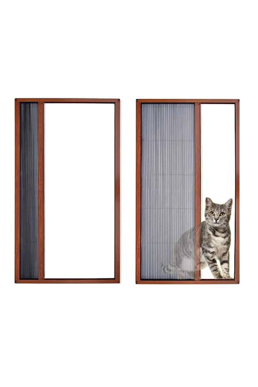 altimese-pileli-pencere-kedi KEDİ Tüllü Akordeon PENCERE Sineklik Altınmeşe - Görsel 1
