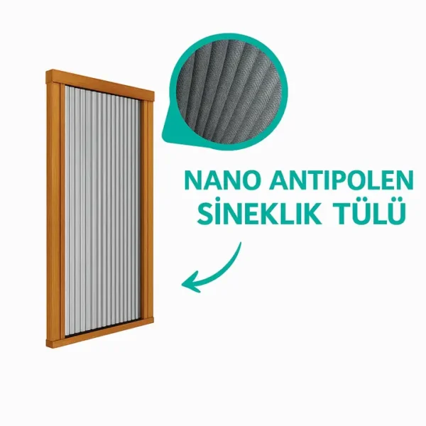Anti-Polen akordeon Pencere Sinekliği Altınmeşe (Max 80x160)
