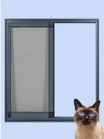 KEDİ Tüllü Sürme KAPI Sineklik Antrasit