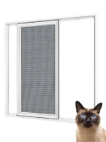 KEDİ Tüllü Sürme KAPI Sineklik Beyaz